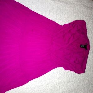 Purple stretch dress worn 1 time for pictures